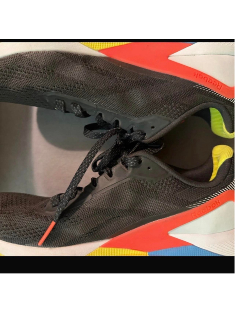 Reebok Nano X1 women’s Size 10 Black Multi Color Cross Training Shoes Gym Sneake
